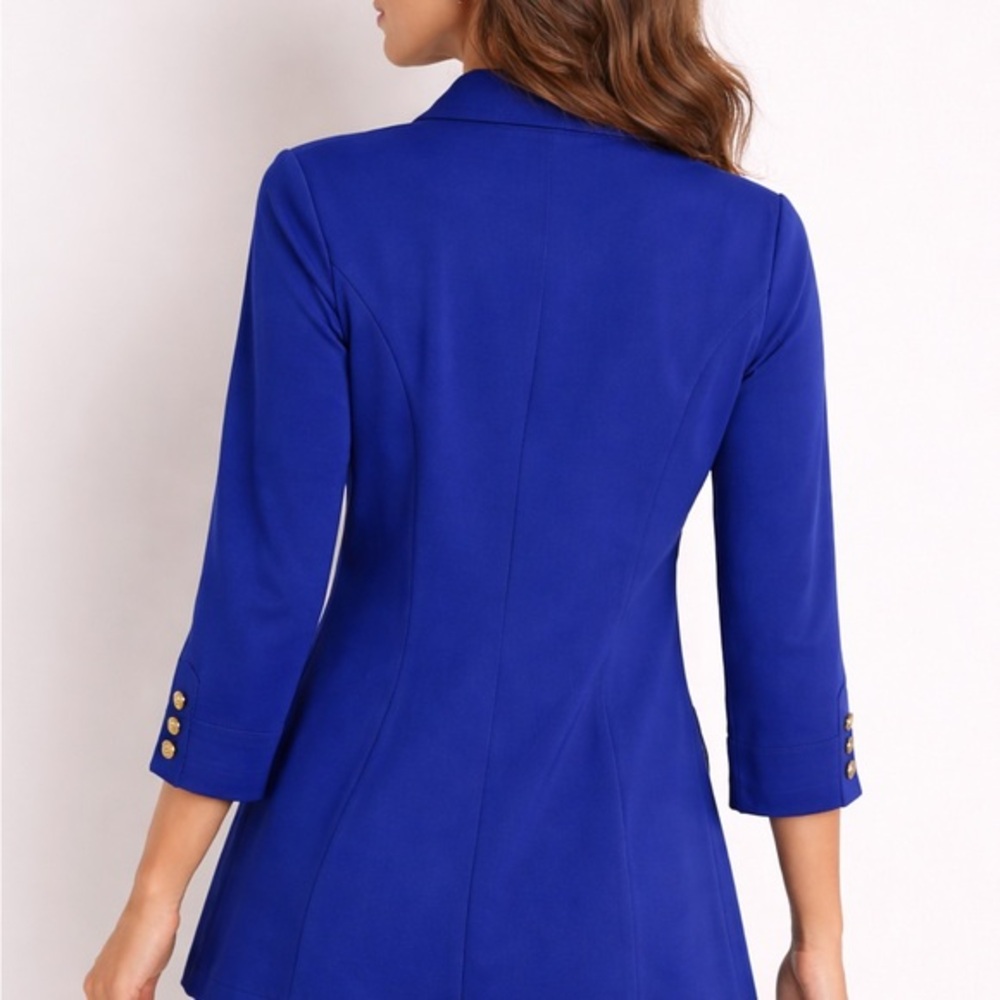 Elegant Blue Women's Blazer